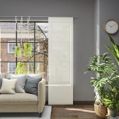 Schiebegardine NEUTEX FOR YOU "Libre-ECO", beige (creme), B:60cm H:265cm, Jacquard, Polyester, Gardinen, nach Maß Image