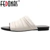 FEDONAS Größe 34-40 Sandalen Damen Sommer 2025, echtes Leder, High Heels, Schuhe für Damen,