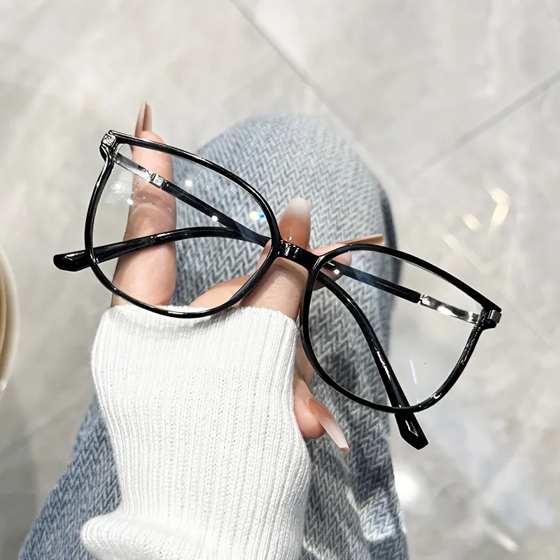 【+100~+400】Schicke Sternenhimmel-Lesebrille für Damen – modischer quadratischer Rahmen, perfekt für mittlere und ältere Menschen Image