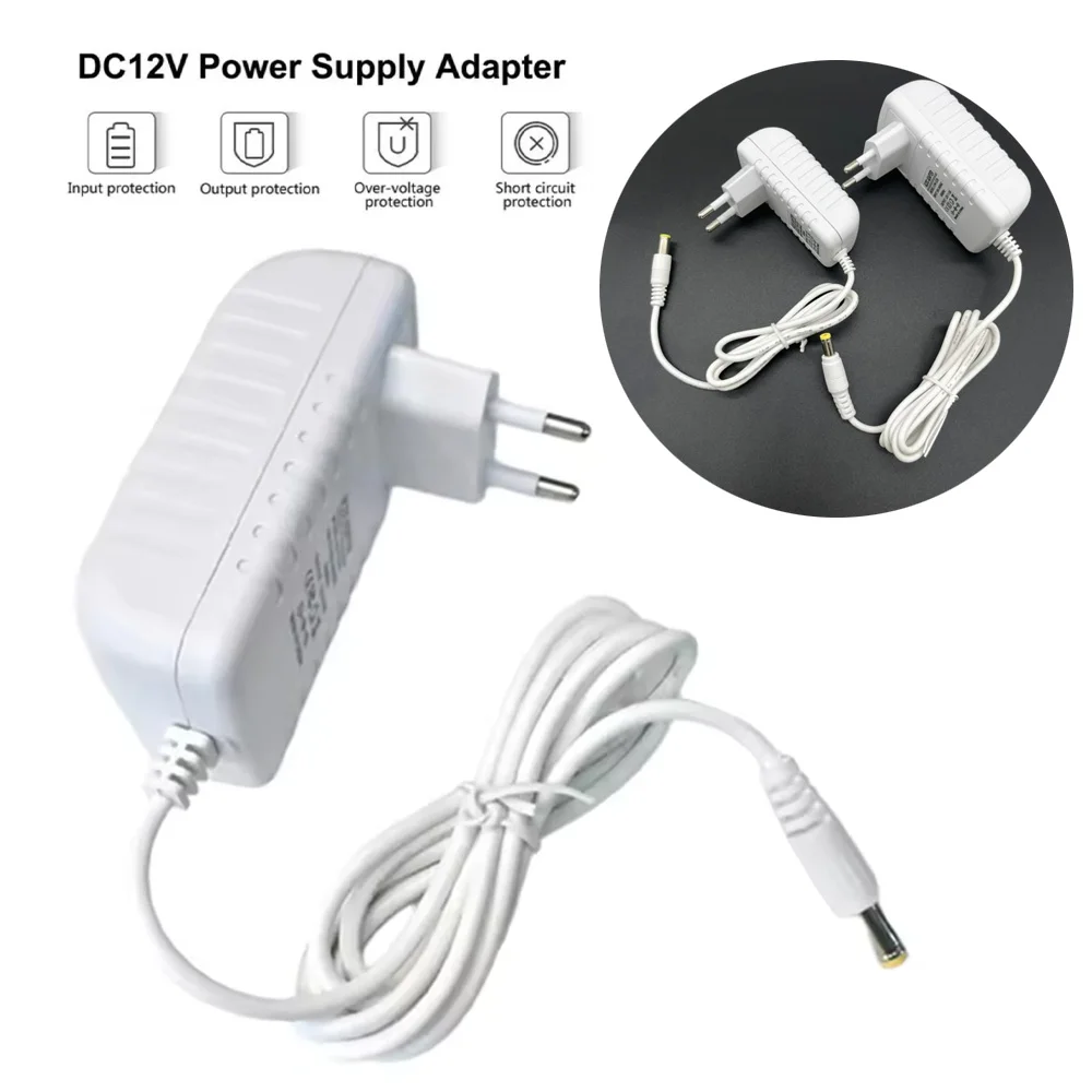 EU/UK/US DC12V 2A 3A EU-Stecker-Adapter, Strom 5050, 2835, 5630, LED-Lichterkette, Bar-Licht, LED-Treiber, Beleuchtung, weißer Transformator
