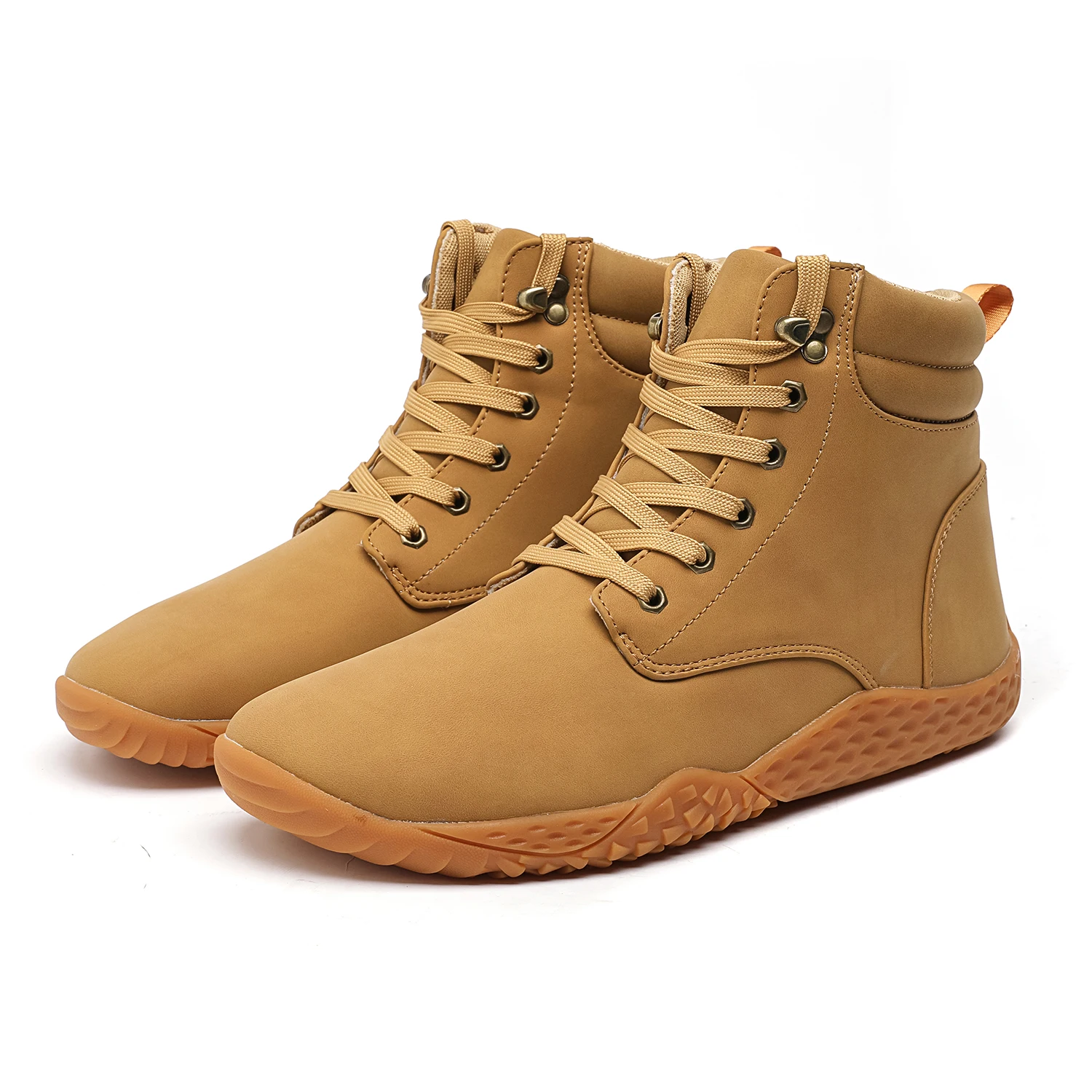 Wasserdichte breite Zehenbox-Schuhe, Wanderstiefel, Plateaustiefel, neue Schneestiefel, warme Wanderung, Winterschuhe, Barfußschuhe, Damen und Herren Image