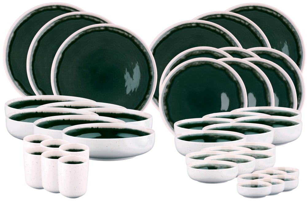Servizio completo OXYGEN - 42 parti - Verde patinato