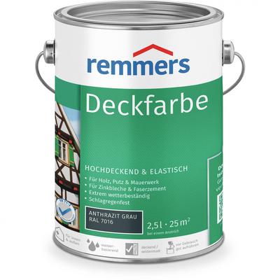 Remmers Deckfarbe anthrazitgrau RAL 7016, 2,5 l Image