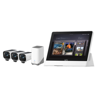 eufy Smart Display + eufyCam S3 Pro 3-Kamera-Set Image