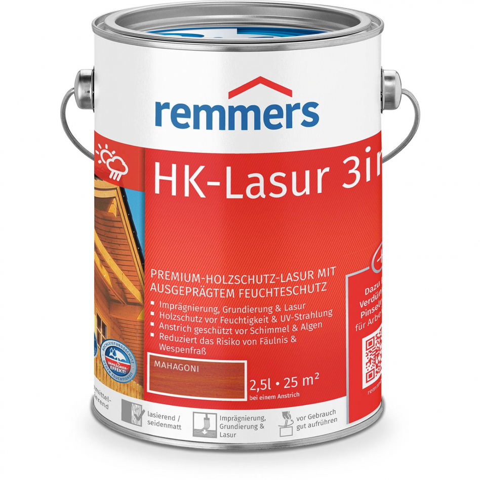 Remmers HK-Lasur 3in1 mahagoni RC-565, 2,5 l Image