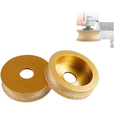 Ersandy - 1 Stück Diamant-Fräser für Außenkante, 75 mm vakuumgelötete Diamant-Schleifscheibe, Image