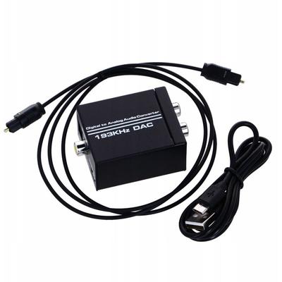 TOSLINK KOAXIALER OPTISCHER KONVERTER AUF 2x CINCH RCA Image