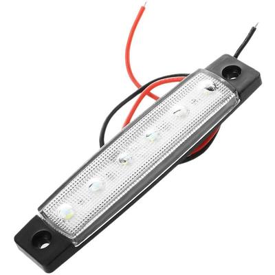Woosien - 24v 6 Smd Led Car Light Truck Trailer Side Marker Lamp White LightAuto & Motorrad: Teile, Image