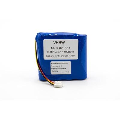 Akku Ersatz für Moneual Rydis 10J001026 für Home Cleaner Heimroboter (1400 mAh, 14,8 v, Li-Ion) Image