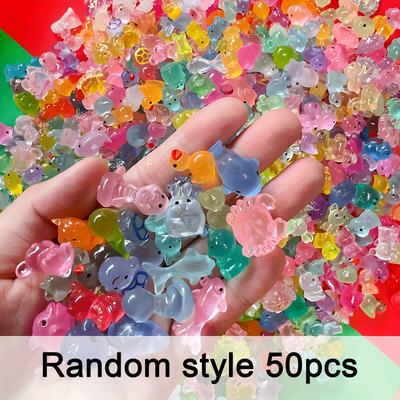TEMU 30pcs/50pcs Mini -the-dark Animal Figurines Image