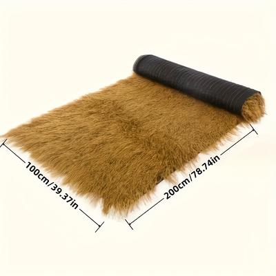 TEMU Simulated Thatched Roof Artificial Straw 1 Meter*2 Meters Farmhouse Courtyard Ceiling Scenic Outdoor Fake Grass Carpet Top Yard Ceiling Material Image