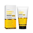 Ceramide & Vitamin C Sunscreen SPF 50+ PA+++ – 50g | Broad Spectrum UVA/UVB & Blue Light Protection | Brightens Skin | Non-Greasy & No White Cast | For All Skin Types