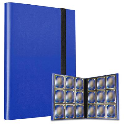 TEMU 1pc Premium Trading Card Album With 9 Pocket Pages - Pp Material, Side- Design For Sports Cards, Holds 360 Cards Image