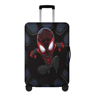 TEMU 1pc Spiderman Patterned Luggage Cover Easy To Clean Suitable For Business Travel And Outdoor Adventures Scratch And Double-sided Printing Protective Case No Luggage Included Image