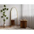 Grande specchio vintage L. 60 x H. 160 cm in Metallo Dorato - KARIAN