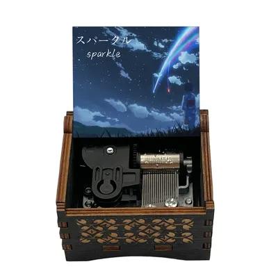 Anime Your Name Sparkle Music Box Episode of the Movie Cute Musical Gift for Friends Fans Family