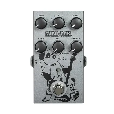 M-vave MINI-EFX Multic-effects Pedal 4 Overdrive Effects 4 Distortion Effects Boost 3 Band EQ True