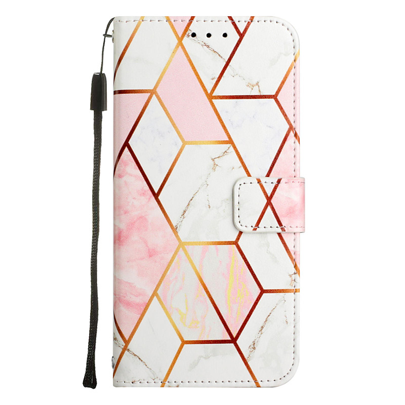 Phone Case For Samsung Galaxy S26 Ultra Plus S25 S24 S23 S22 S23 FE S21 Ultra Plus A54 A33 A23 Wallet Case Full Body Protective Card Slot Holder Stand Shockproof Graphic Marble TPU PU Leather