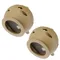 2 Pcs Moxibustion Box Lightweight Portable Design Reduces Arthritis Pain Health Body Cone Burner Pot