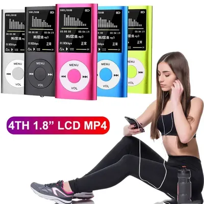 Portable with 1.8" LCD Mp3 Mp4 Music Video Media Players for IPod Style Color Screen Sport Cute FM