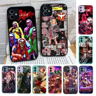 F-Free F-Fire Game Phone Case For iPhone 14 X XR XS 7 8 Plus 11 12 13 pro MAX 13mini Matte