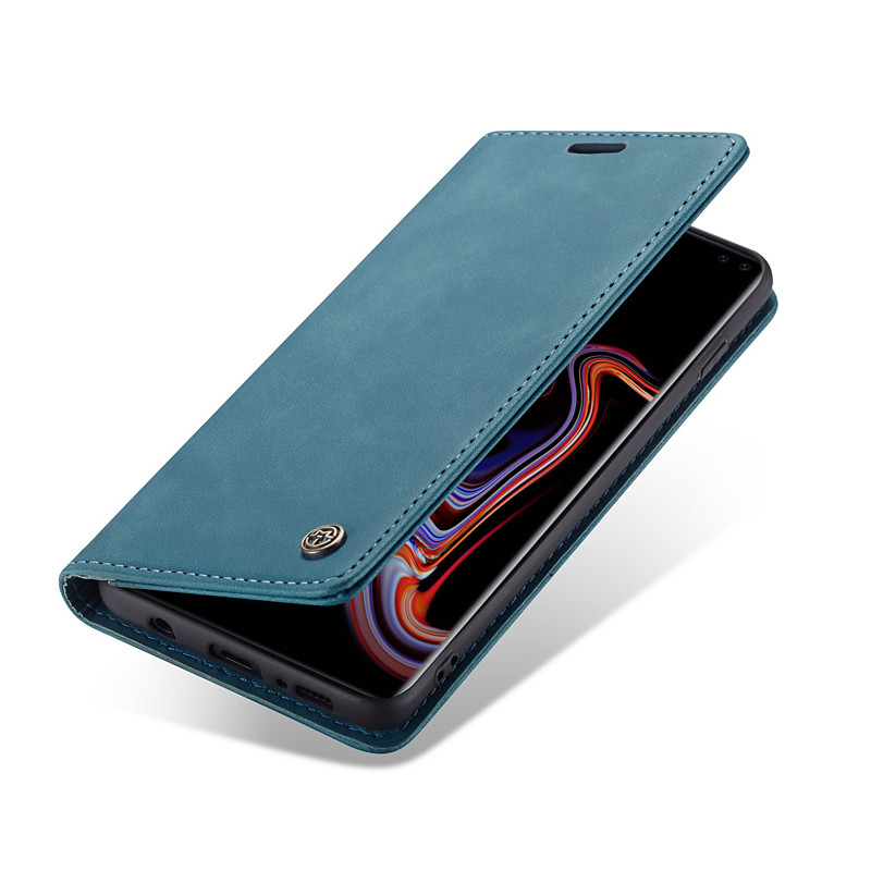 Phone Case For Samsung Galaxy S23 S22 S21 FE S21 Ultra Plus S20 A54 A53 A13 A23 A52 Wallet Case with Stand Holder Magnetic Flip Shockproof Solid Colored PU Leather