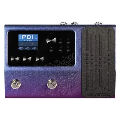 Top! 2022 Valeton GP-100 Multi Guitar Effects Processor 140 Built in Effects Looper Multi Language