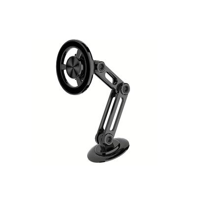 Aluminum Alloy Magnetic Car Mobile Phone Holder Universal Anti-shake Telescopic Folding Mobile Phone Holder Nano Strong Adhesive 360 Rotatable Adjustable Navigation Holder
