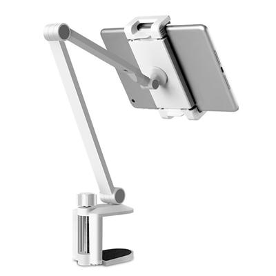 Adjustable Metal Tablet Stand Aluminum Alloy Arm iPad Mount Holder for Bed or Desk Overhead Compatible for iPad Air Pro Mini Surface Pro Stand iPhone Android Tablet Kindle