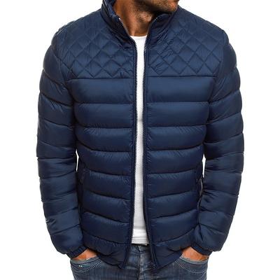 Men's Quilted Jacket Puffer Jacket Puffer Winter Jacket Winter Puffer Coat Winter Outdoor Insulated Packable Lightweight Outerwear Windbreaker Jacket Lightweight Puffer Jacket Full Zip Traveling