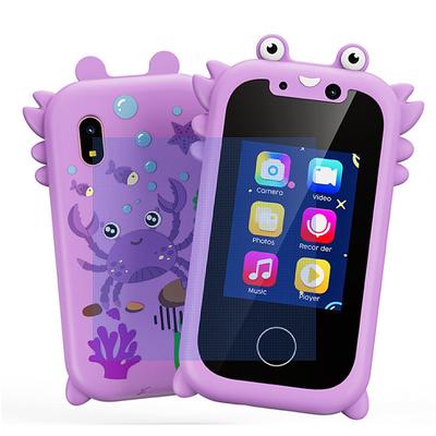 Kid's Smart Phone Toys Touchscreen HD Dual Camera Cell Phone For Kids Birthday Gifts Toddler Play Phone For Boys 3-10 Travel Toy for Christmas Halloween Gift
