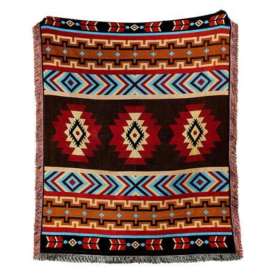 Ethnic Bohemian Mexico Blankets Outdoor Beach Picnic Blanket Striped Boho Linen Bed Blankets Plaid Sofa Mats Travel Rug Tassels