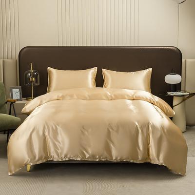 Luxury 4pcs 80g Light Luxury Color Diced Four-piece Set, 1 Suitable Bed Sheet, 1 Bed Sheet, 2 Pillowcases Suitable for Home Bedroom, Guest Room And Hotel, Good Quality And Comfortable