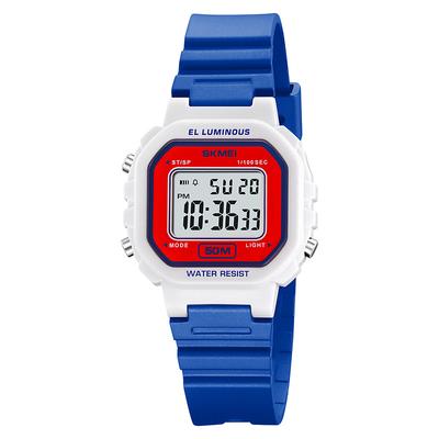SKMEI Kids Digital Watch Outdoor Sports Fashion Casual Luminous Stopwatch Alarm Clock Calendar TPU Watch