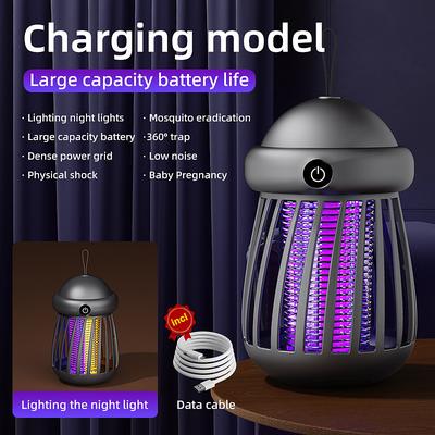 Mosquito Killer Lamp, Indoor And Outdoor Mosquito Killer Lamp, Dual Color Light Source, Jellyfish Appearance Ambient Light