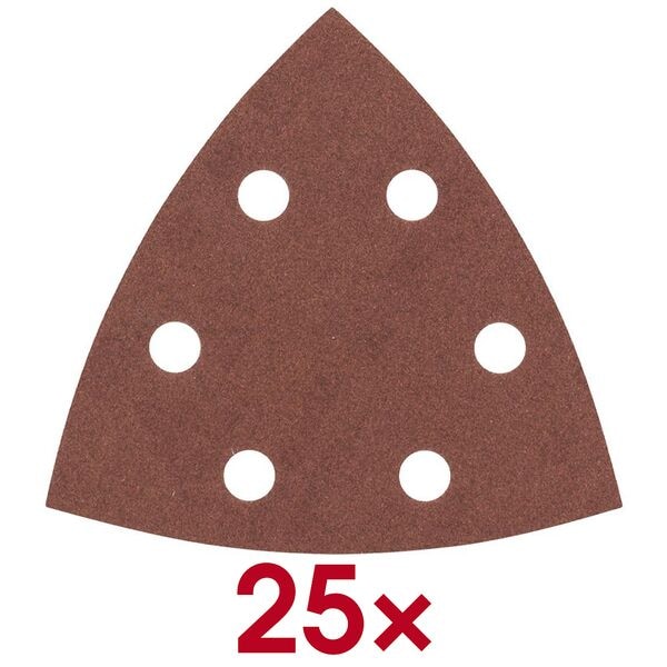 BOSCH Schleifblätter für Deltaschleifer 25 St. Körnung 180 braun Image
