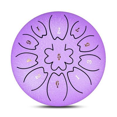 6 Inch 11 Tone Steel Tongue Drum Mini Music Drums Handpan Beginners Ethereal Drum Musical Instruments Tambor Gifts