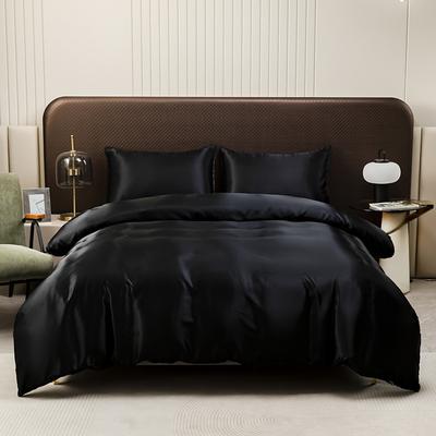 Luxury 4pcs 80g Light Luxury Color Diced Four-piece Set, 1 Suitable Bed Sheet, 1 Bed Sheet, 2 Pillowcases Suitable for Home Bedroom, Guest Room And Hotel, Good Quality And Comfortable
