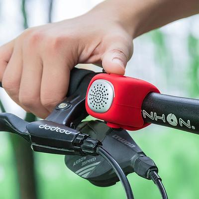 ROCKBROS Electric Bike Horn / Bell Waterproof Lightweight for Road Bike Mountain Bike MTB Cycling Bicycle Silica Gel Green Black Red 1 pcs / IPX 4