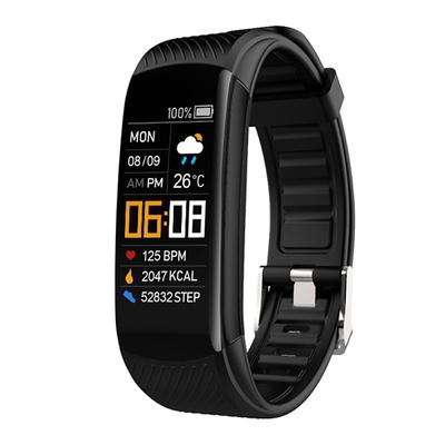 696 C5S Smart Watch 0.96 inch Smart Band Fitness Bracelet Bluetooth Call Reminder Heart Rate Monitor Sedentary Reminder Compatible with Android iOS Women Men Message Reminder IP 67 31mm Watch Case