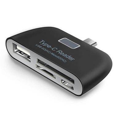 Card Reader Multifunctional Smart 4 In 1 Laptop PC Durable Phone TF Micro SD With Micro USB Charge Port USB 3.1 Universal Type C Adapter OTG Card Reader