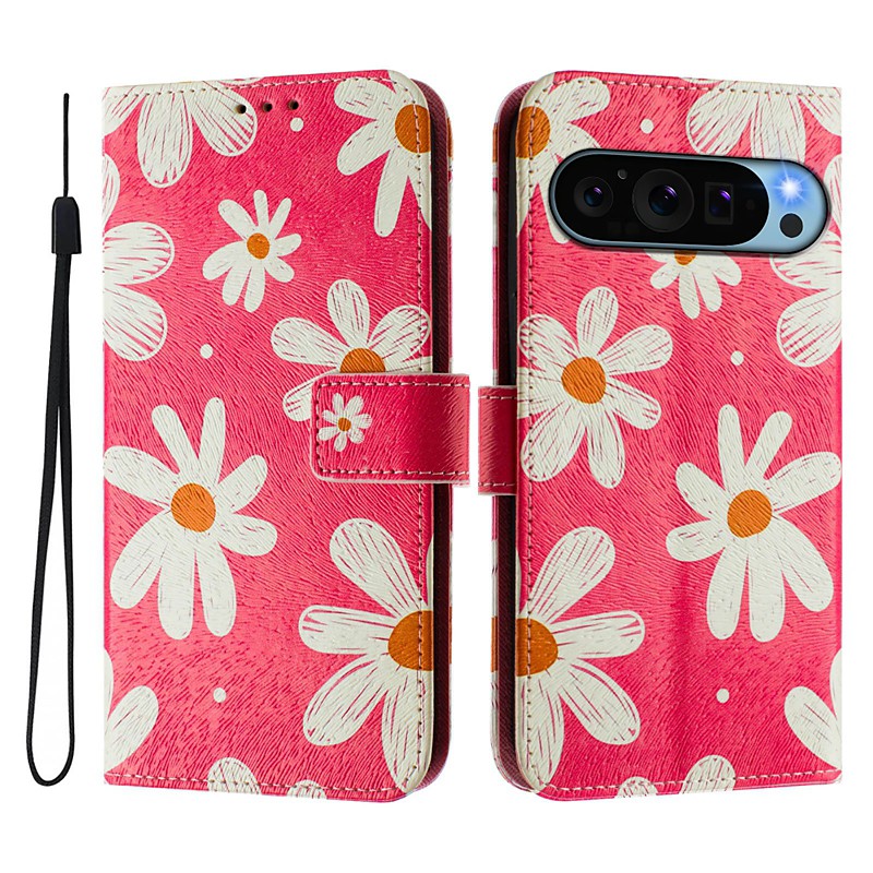 Phone Case For Google Pixel 9 Pro Pixel 9 Pro XL Pixel 8 Pro Pixel 8 Pixel 9 Pixel 7 Pixel 7 Pro Pixel 6 Pixel 6 Pro Wallet Case with Stand Holder Magnetic Full Body Protective Retro TPU PU Leather