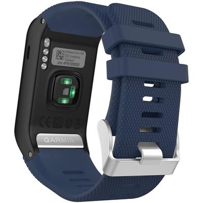 Garmin vivoactive hr watch band, soft silicone replacement watch band only for garmin vivoactive hr sports gps smart watch with adapter tools