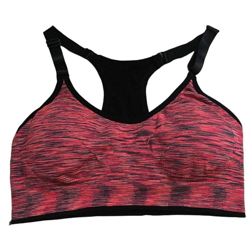 Sports Bra Shockproof Foreign Trade Quick-Drying Section Dyed No Steel Ring Yoga Underwear Training Running Fitness Underwear