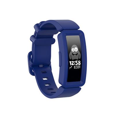 Bands Compatible with Fitbit Ace 2 for Kids Insprire 2 Inspire HR Soft Silicone Waterproof Bracelet Accessories Sports Watch Strap Wristbands Replacement for Fitbit Ace 2 Boys Girls