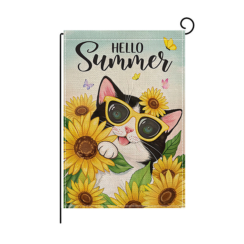 Flag 12 x 18 Inch Yard Flags, Sunflowers Small Garden Flags for Outside, Outdoor Flags, Holiday Garden Flags