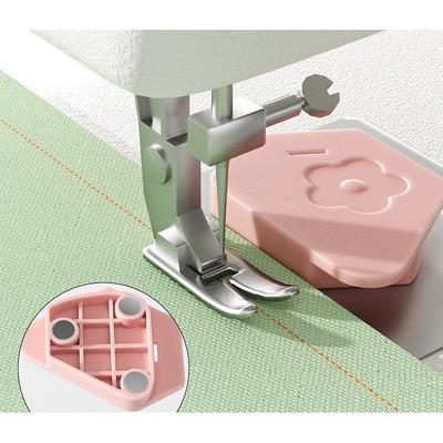 Magnetic Seam Guide for Sewing Machine, Strong Multifunctional Magnet Sewing Guide with Scale Perfect for Straight Stitching, Hemming, Quilting Serger Machines Universal Sewing Accessories
