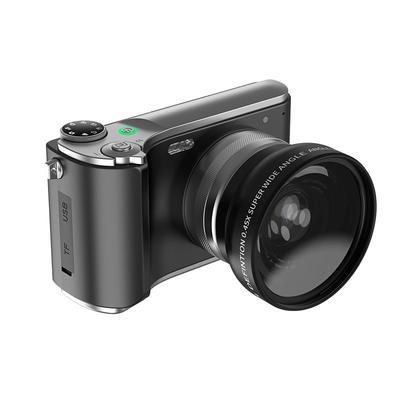 Retro Fashion 64 Megapixel Digital Camera 4K HD CMOS lens HD Wide-Angle Shooting Camera Optional Angle Lens