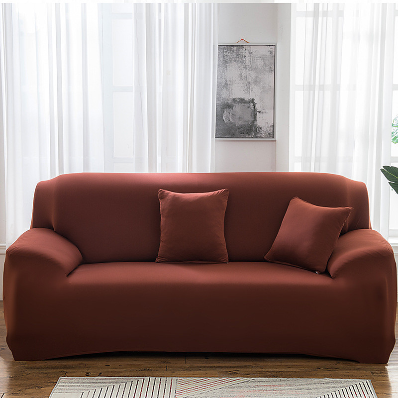 Couch Cover for Living Room, 4 Seater Stretch Furniture Protector Dust-Proof Loveseat Cover All-Inclusive Cover Furniture Protector Chair Covers for Living Room