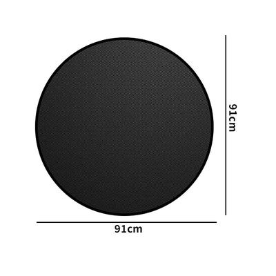 Fire Pit Mat for Solo Stove Bonfire, Double-Sided Fireproof Under Grill Mat Deck Patio Protector Mat, Round Fire Pit BBQ Mat for Solo Stove Accessories, Easy to Clean, Reusable
